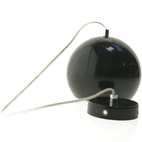 Sort retro pendel lampe (str. 18x17 cm)