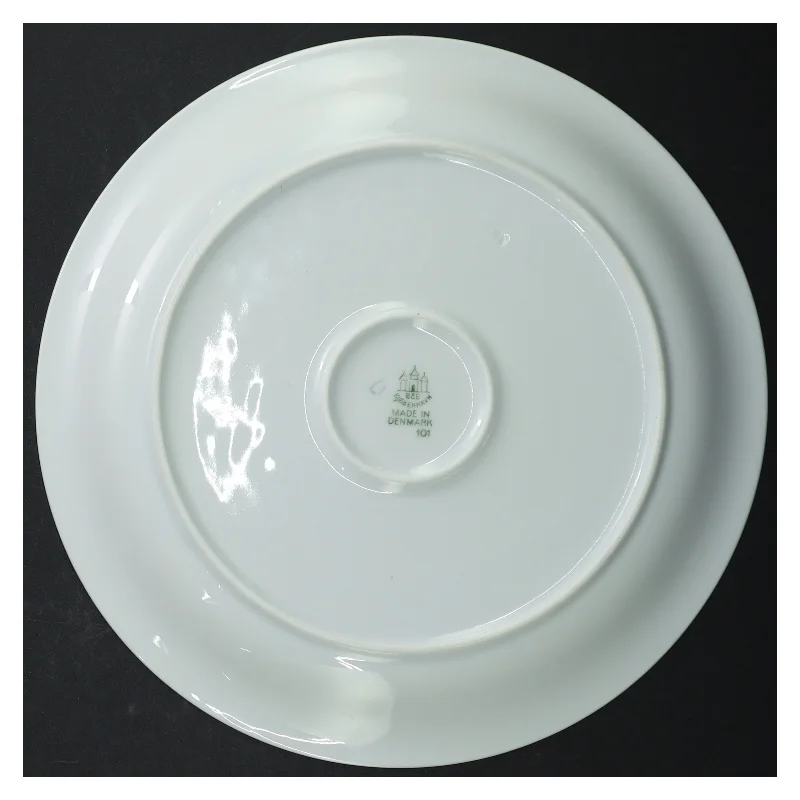 Blå kornblomst Porcelænstallerken med blomstermotiv, Demeter fra B&G (str. Ø. 25 cm)