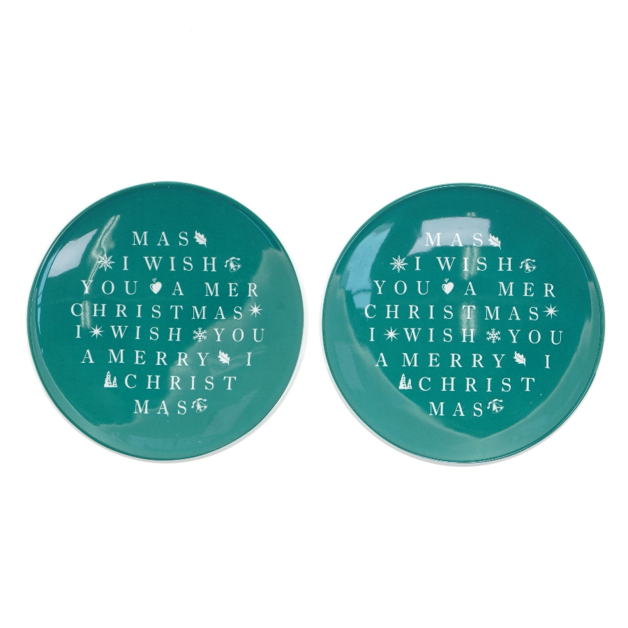 Juletallerkener fra Bodum (str. O 22 cm)