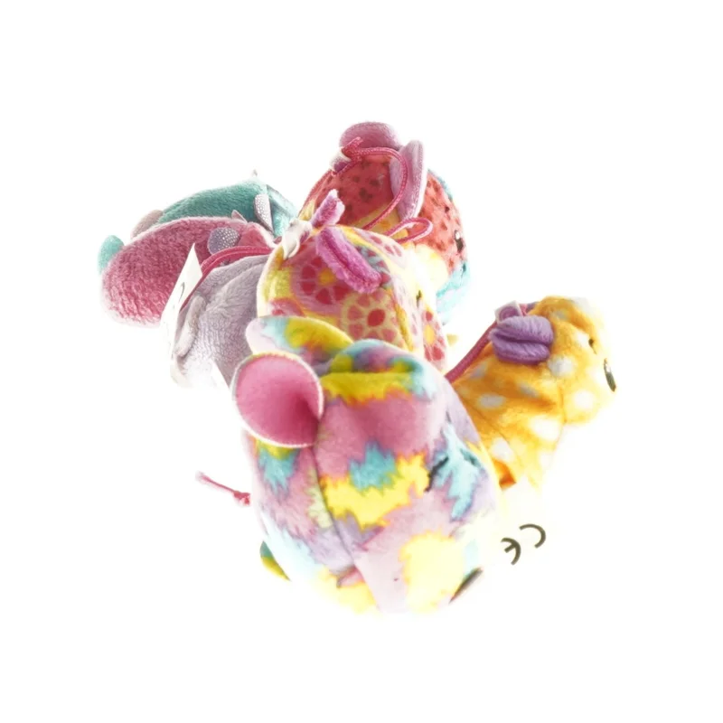 Sæt med farverige tøjdyr (str. 5 cm)