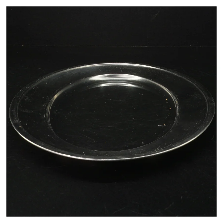 Sølvfarvet bakke (str. 36 x 23 cm)