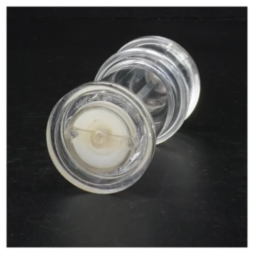 Gennemsigtig peberkværn i glas og plast fra Mason And Cole (str. 14 x 6 cm)