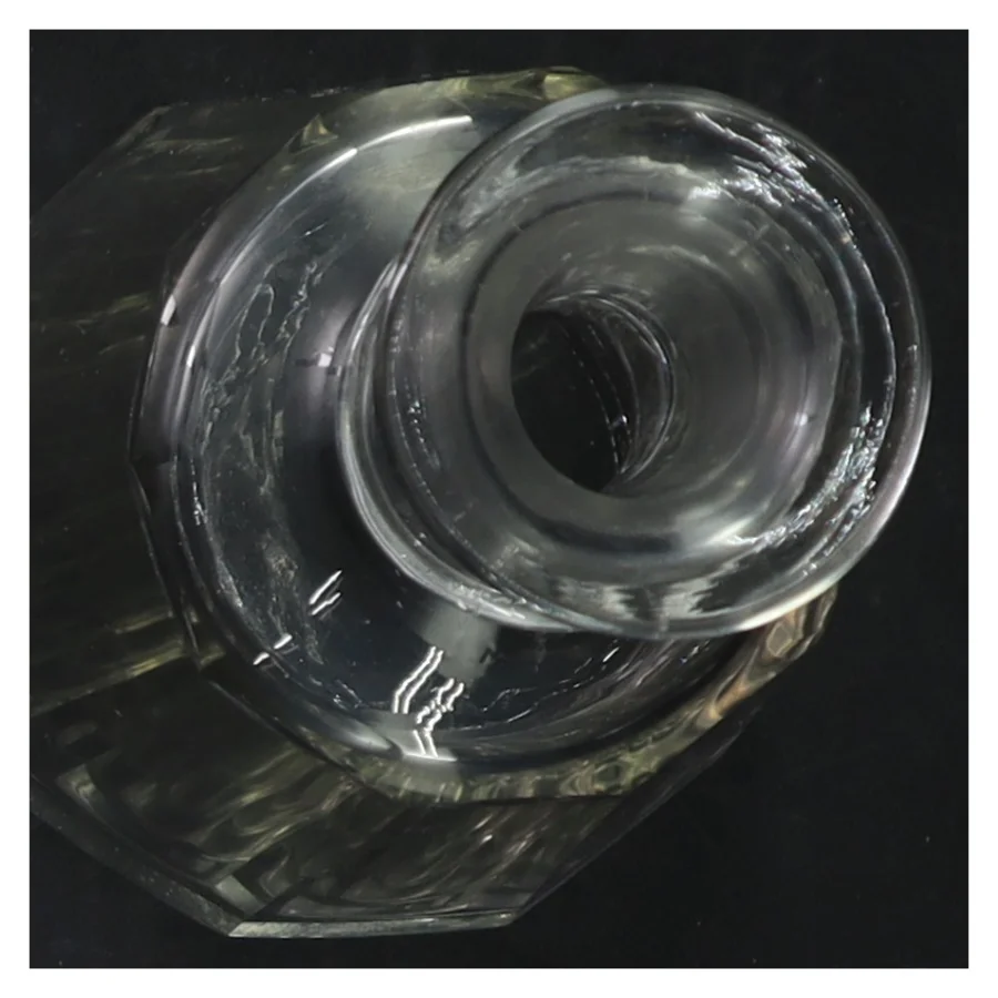 Glaskaraffel med prop (str. 21 cm)