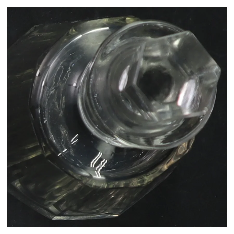 Glaskaraffel med prop (str. 21 cm)