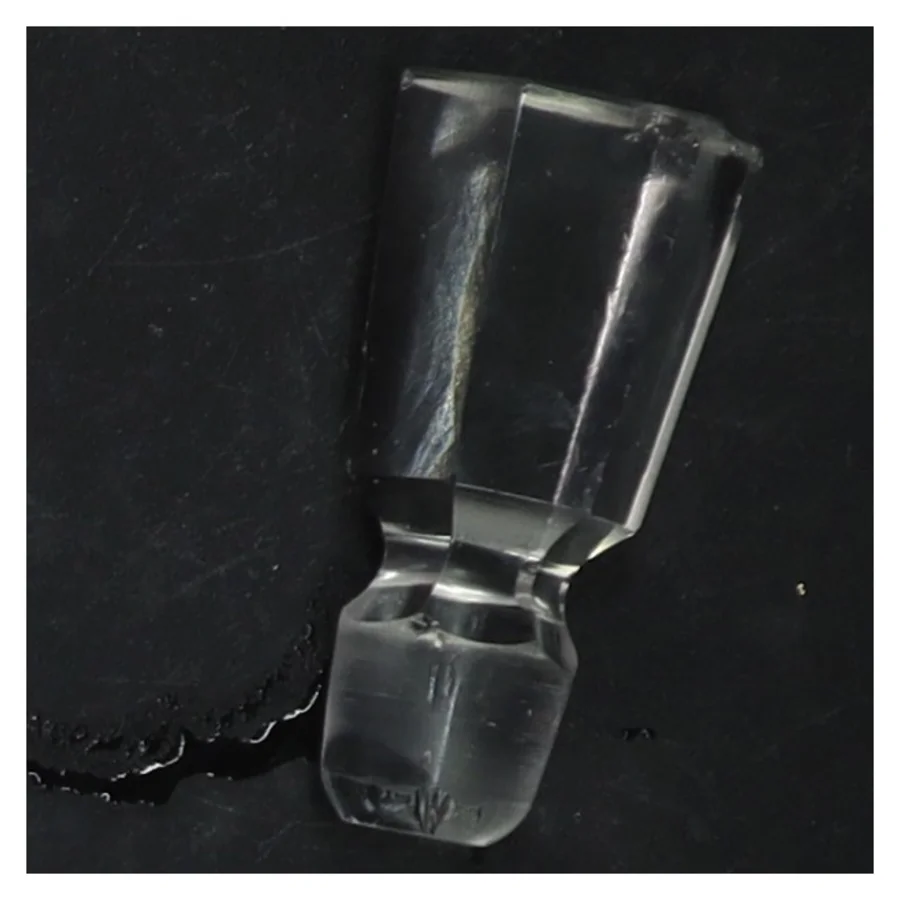 Glaskaraffel med prop (str. 21 cm)