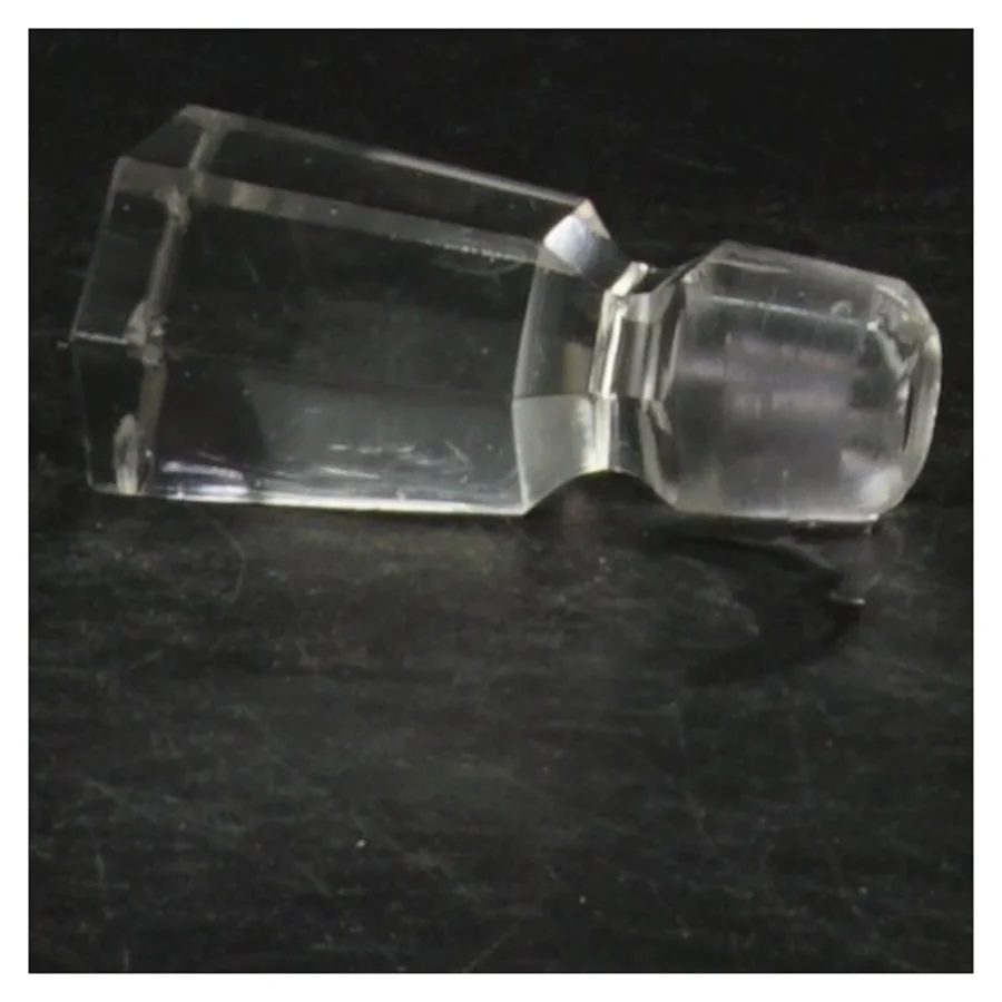 Glaskaraffel med prop (str. 21 cm)