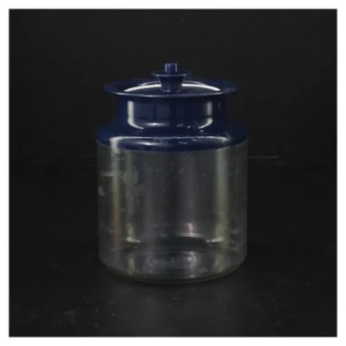 Plastkrukke med låg fra Tupperware (str. 0,5 l)