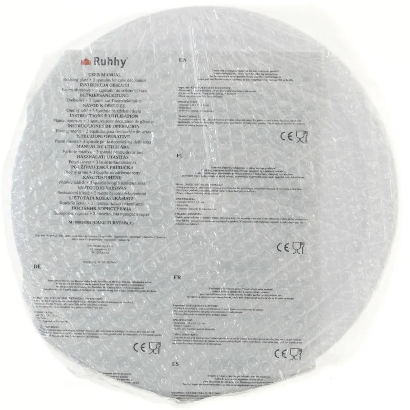 Ruhhy kage turntable fra Ruhhy (str. Ø 28 cm)