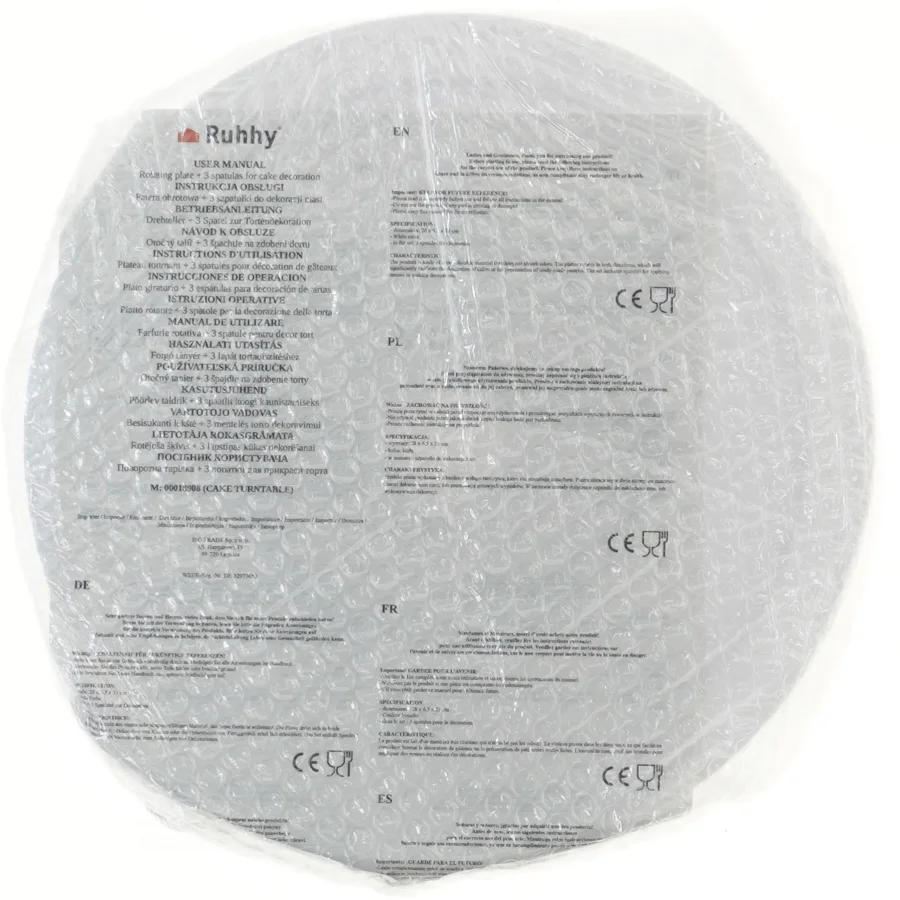 Ruhhy kage turntable fra Ruhhy (str. Ø 28 cm)