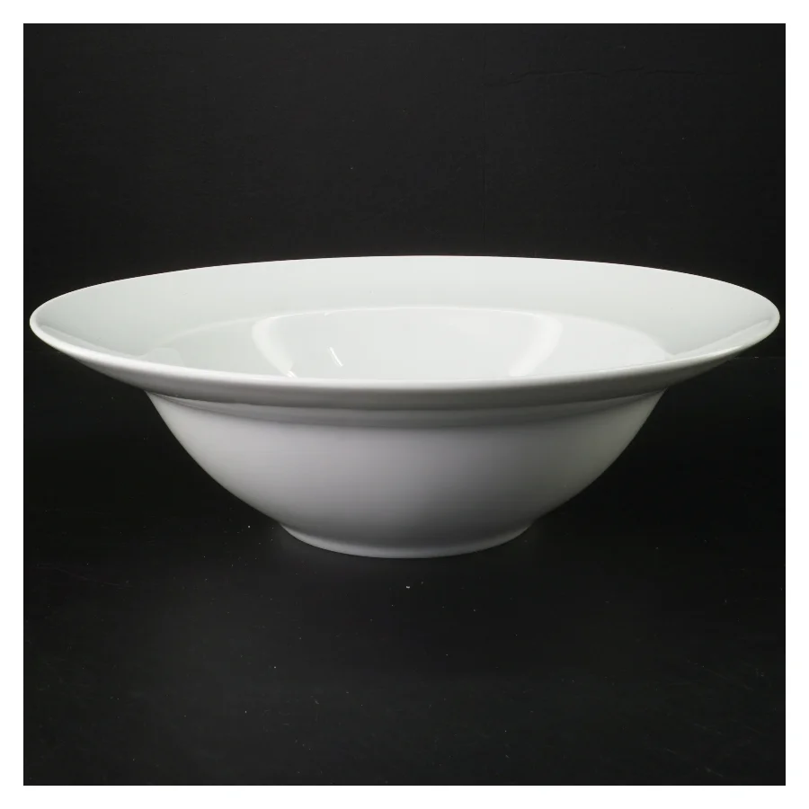 Stor hvid porcelænsskål fra Thomas (str. Ø 32 cm)