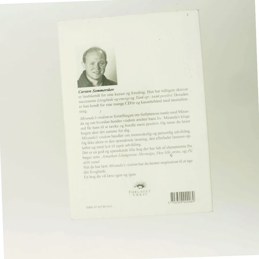 Miranda's visdom af Carsten Sommerskov (Bog)
