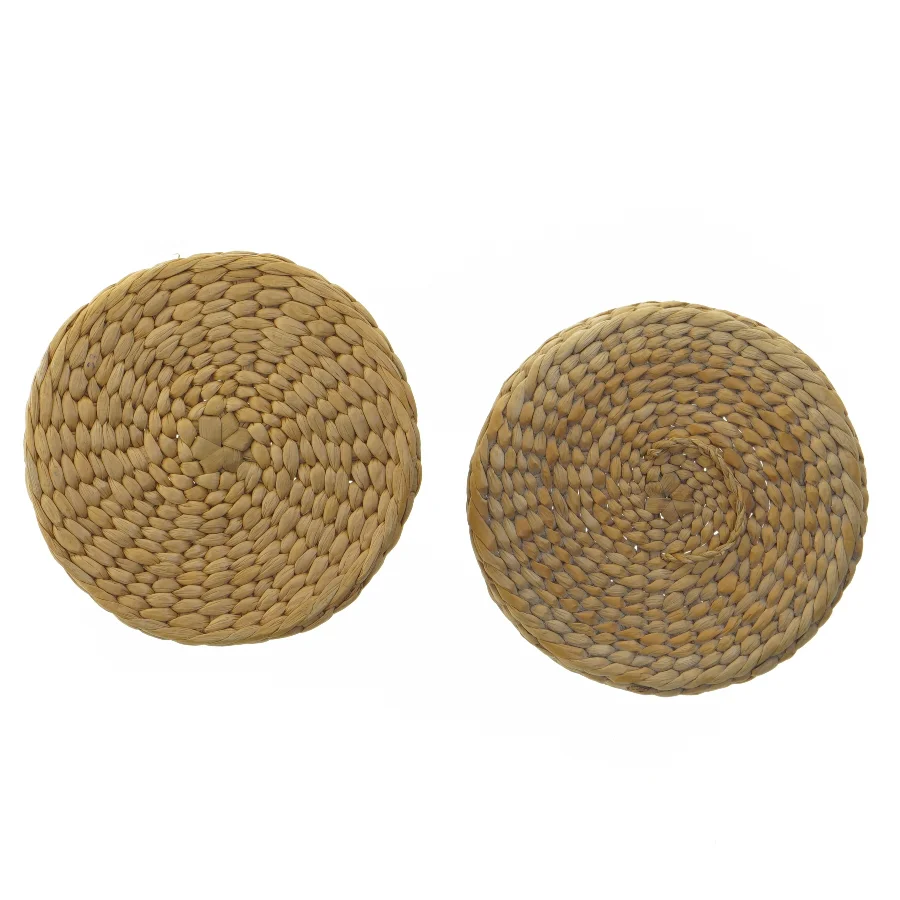 Rund kurv med låg (str. Ø. 13 cm. længde. 11 cm)