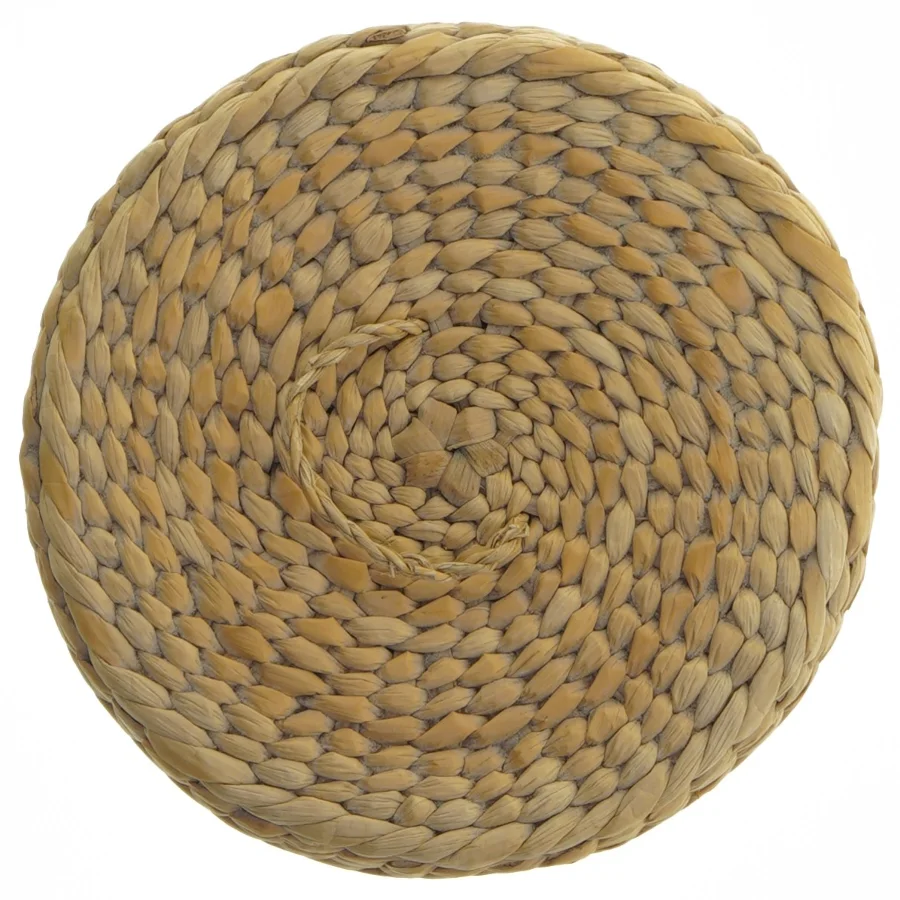 Rund kurv med låg (str. Ø. 13 cm. længde. 11 cm)