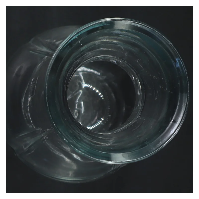 Glaskaraffel med metalbånd fra Rosendahl (str. 25 cm)