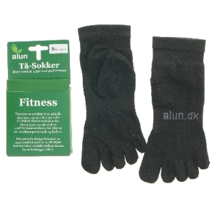 Tåsokker til fitness fra alun (str. 36-40 )