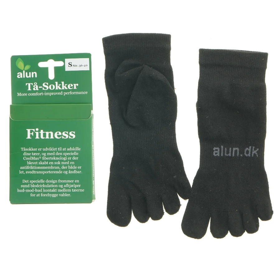 Tåsokker til fitness fra alun (str. 36-40 )