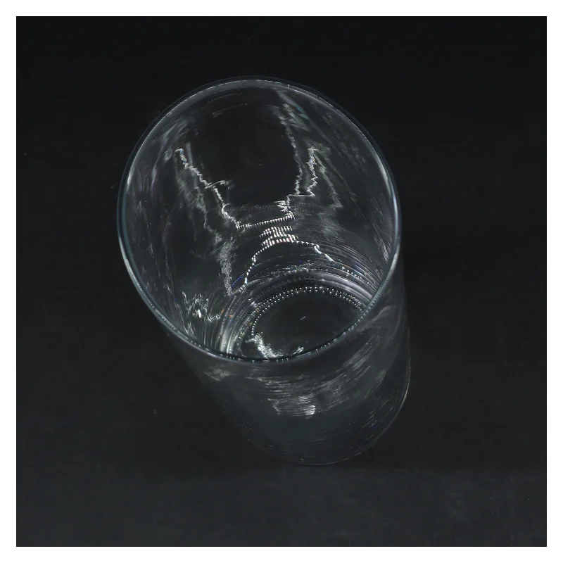 Cylindrisk glasvase (str. Ø. 8 cm. Højde 28 cm)