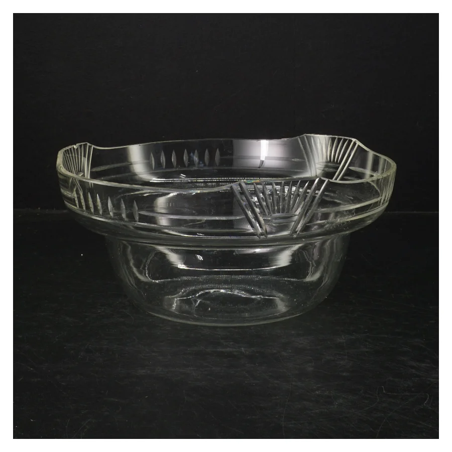 Glasindsats  (str. Ø. 22 cm. længde, 11 cm)