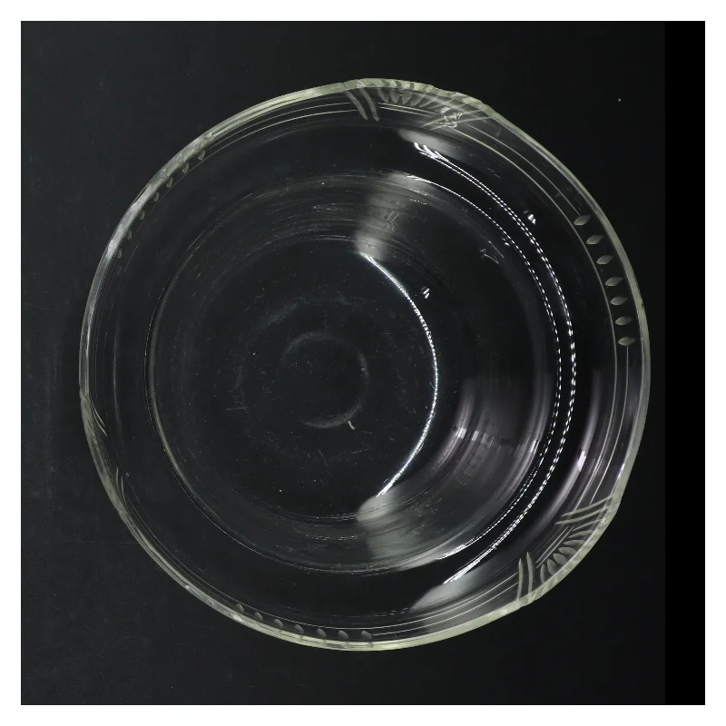 Glasindsats  (str. Ø. 22 cm. længde, 11 cm)