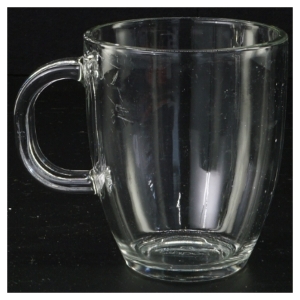 Glaskrus med hank fra Bodum (str. 10 x 9 cm)