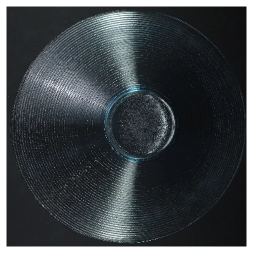 Blå glasskål (str. Ø 29 cm)