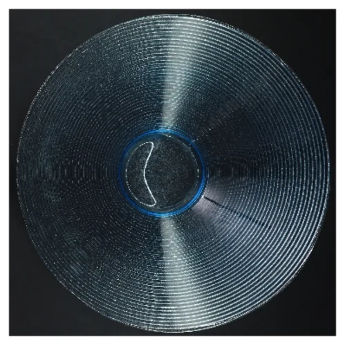 Blå glasskål (str. Ø 29 cm)