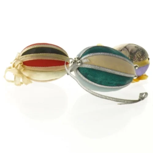 3 stk Påske pynt i stof (str. 6 cm)