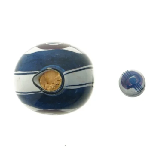 Keramisk flaske med korkprop (str. 11,5 cm)