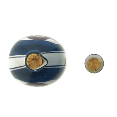 Keramisk flaske med korkprop (str. 11,5 cm)