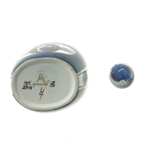 Keramisk flaske med korkprop (str. 11,5 cm)