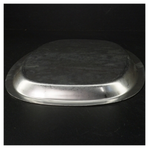 Rustfrit stål serveringsbakke (str. 37 x 26 cm)