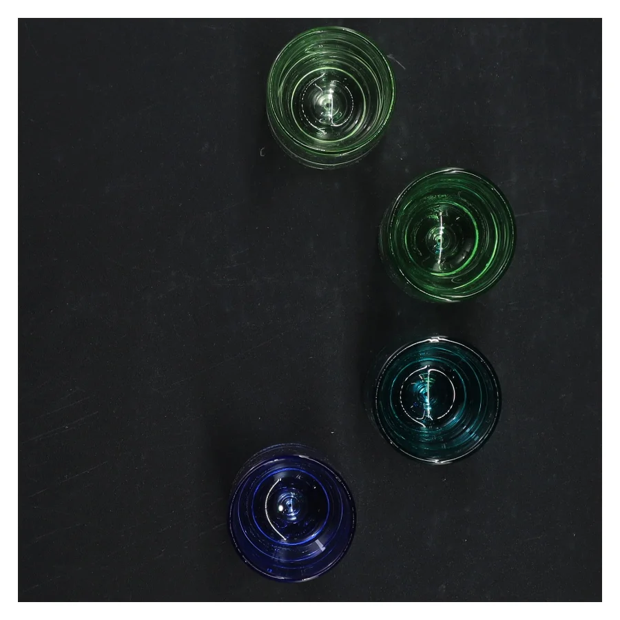 Farvede shots glas (str. 7 x 4 cm)