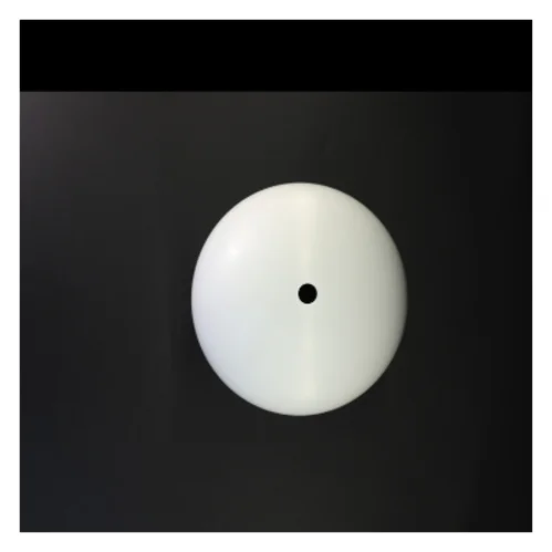 Hvid pendelskærm fra Solar (str. 25 x 18 cm)