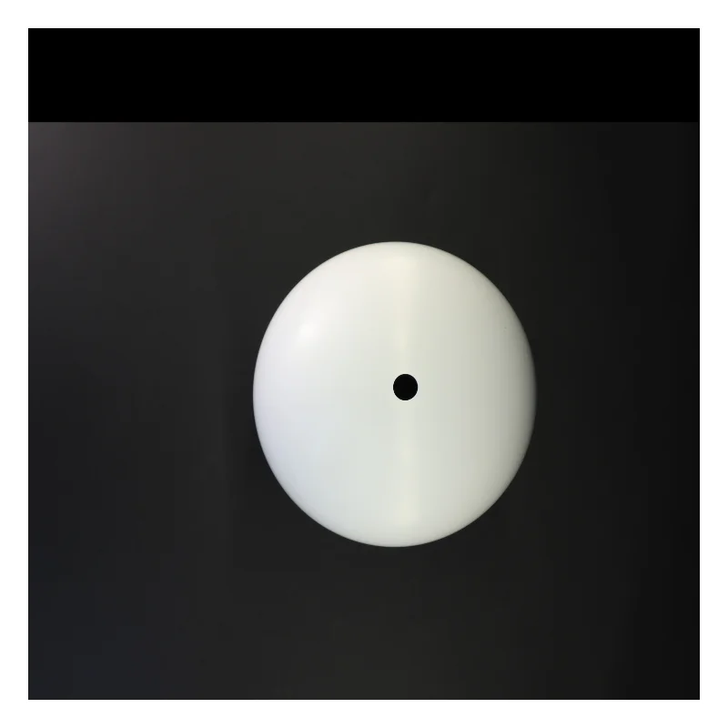 Hvid pendelskærm fra Solar (str. 25 x 18 cm)