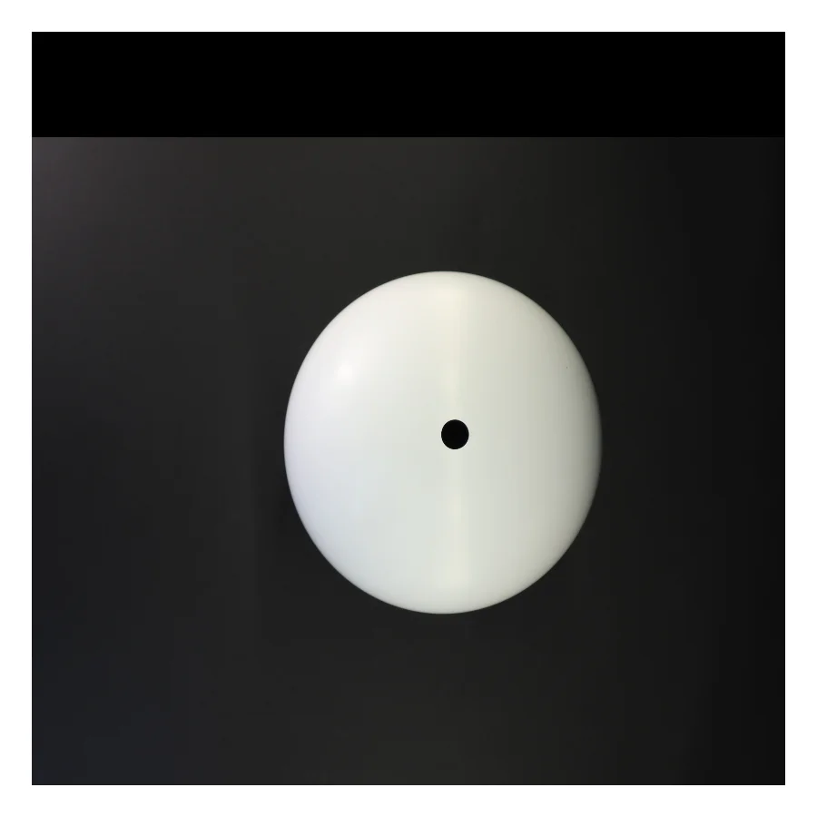 Hvid pendelskærm fra Solar (str. 25 x 18 cm)