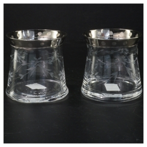 Glaslysestager fra Scandinavian Design (str. 9,5 x 9 cm)