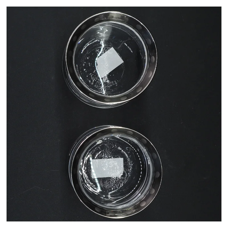 Glaslysestager fra Scandinavian Design (str. 9,5 x 9 cm)