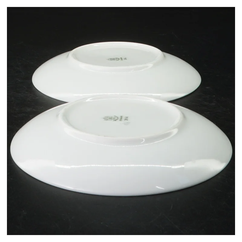 Dementer blå kornblomst Porcelænsmiddagstallerkener fra B&G (str. Ø. 16 cm)