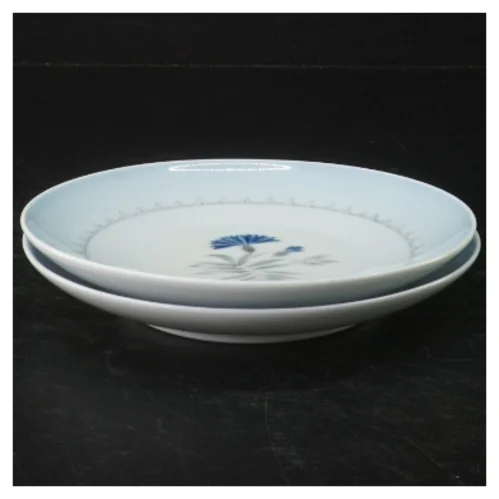 Dementer blå kornblomst Porcelænsmiddagstallerkener fra B&G (str. Ø. 16 cm)