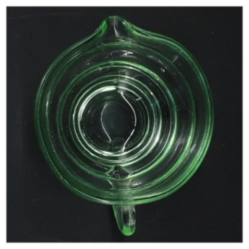 Lille glaskande med hank (str. Ø 8 cm)