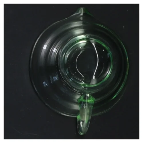 Lille glaskande med hank (str. Ø 8 cm)