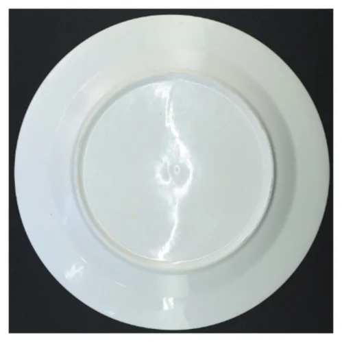 Hvide porcelænstallerkener (str. Diameter 26 cm)