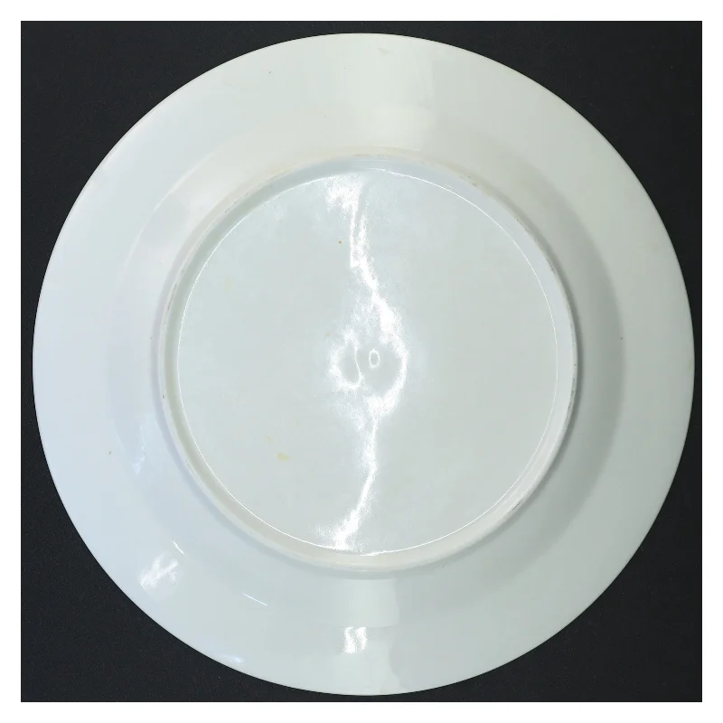 Hvide porcelænstallerkener (str. Diameter 26 cm)