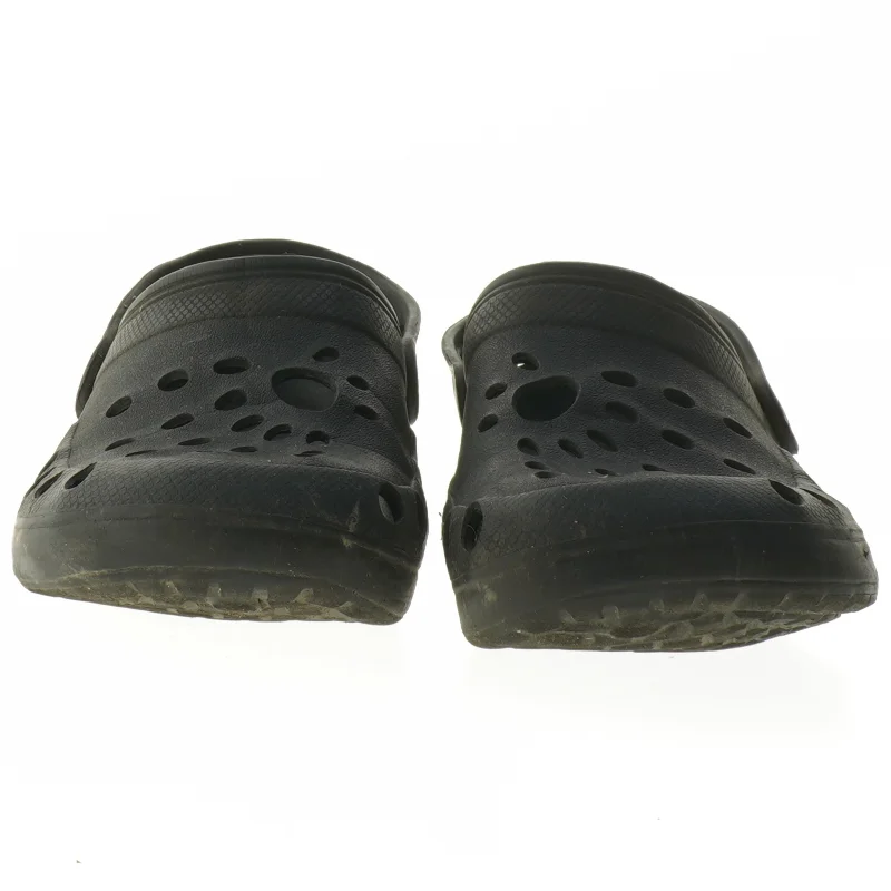 Sort plast clogs (svarer til 36/37str. 38/39 )