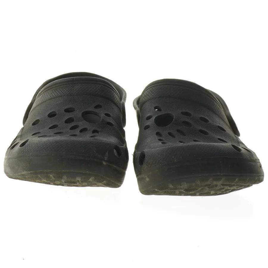 Sort plast clogs (svarer til 36/37str. 38/39 )
