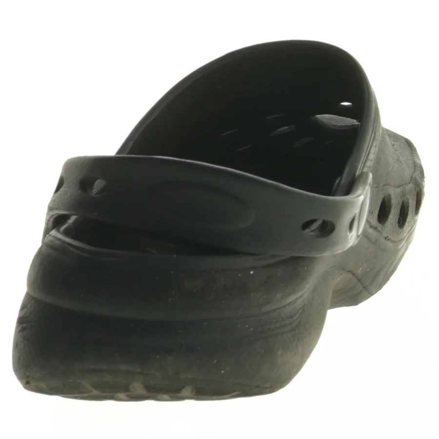 Sort plast clogs (svarer til 36/37str. 38/39 )