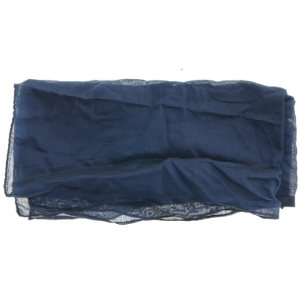 Blåt tørklæde (str. 66x66 cm)