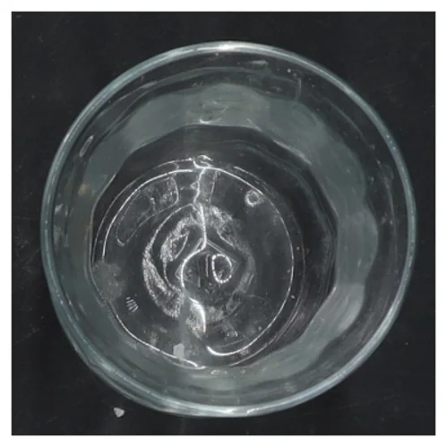 Lille glasvase (str. 8x5,5 cm)