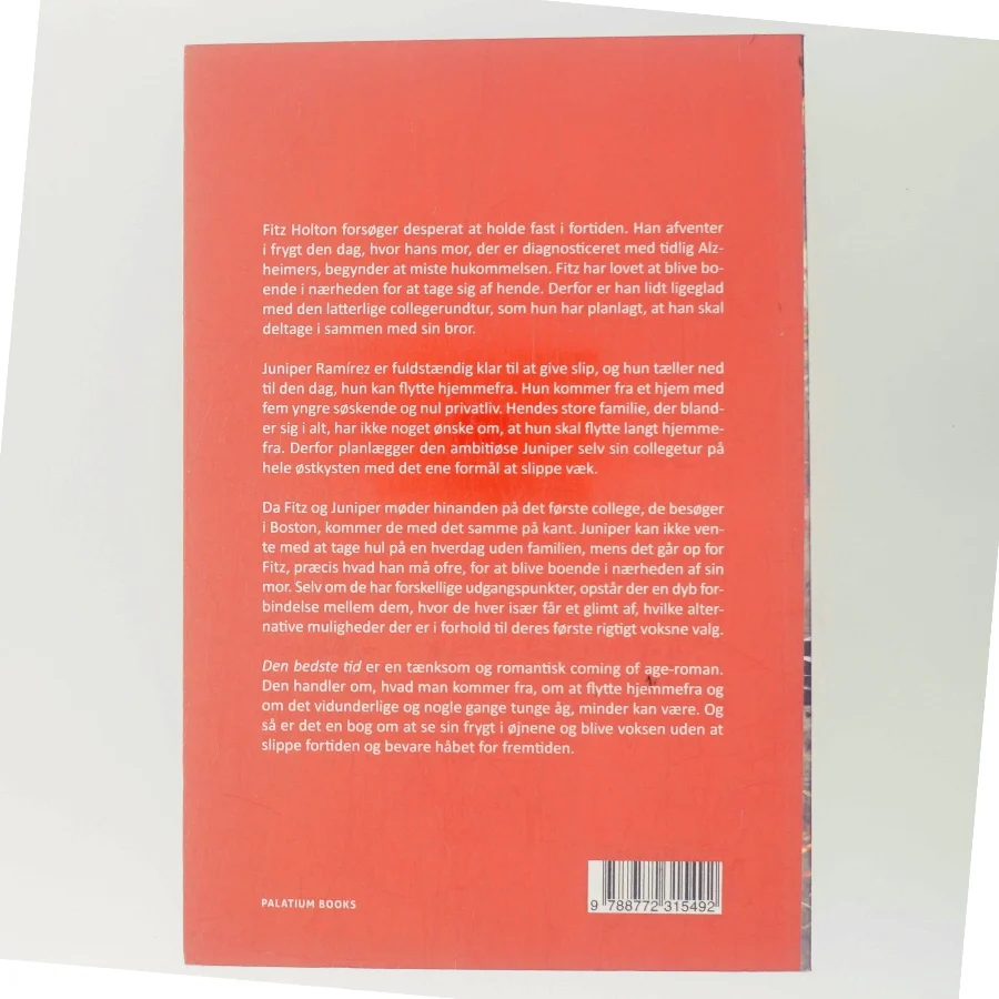 Den bedste tid : roman af Emily Wibberley (Bog)