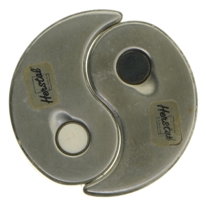 yin og yang fra Herstal (str. 2 styk. 8 cm)
